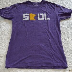 Minnesota Vikings SKOL Women’s Tee SZ SM
